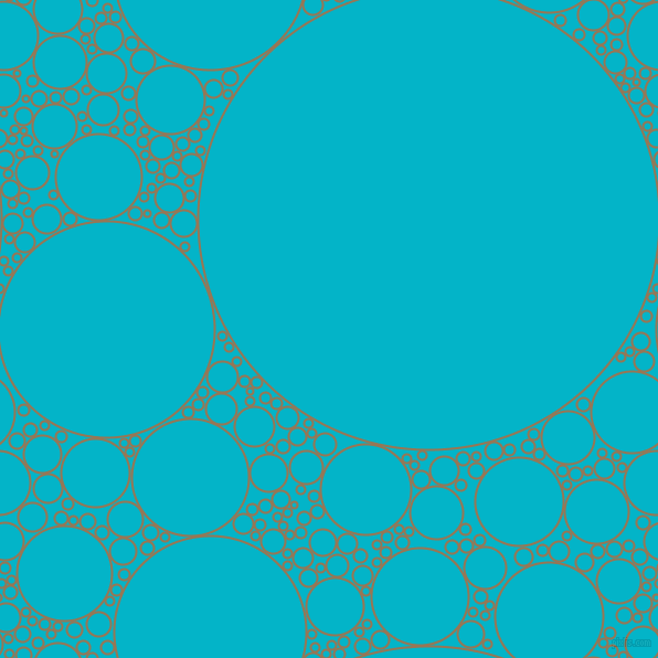 bubbles, circles, sponge, big, medium, small, 2 pixel line width, Pale Brown and Iris Blue circles bubbles sponge soap seamless tileable