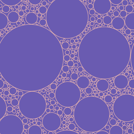 bubbles, circles, sponge, big, medium, small, 2 pixel line width, Pale Chestnut and Blue Marguerite circles bubbles sponge soap seamless tileable