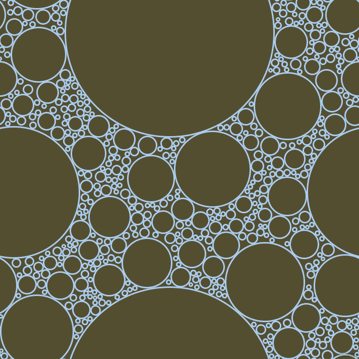 bubbles, circles, sponge, big, medium, small, 3 pixel line width, Pale Cornflower Blue and Thatch Green circles bubbles sponge soap seamless tileable