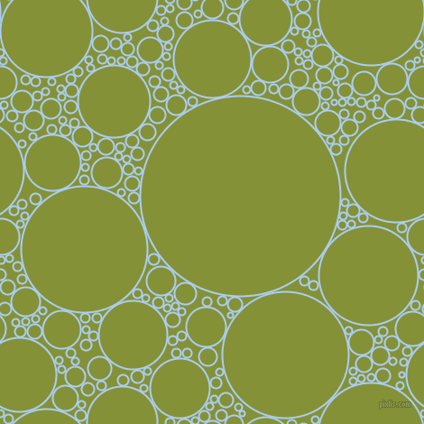 bubbles, circles, sponge, big, medium, small, 2 pixel line width, Pale Cornflower Blue and Wasabi circles bubbles sponge soap seamless tileable