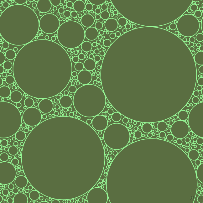 bubbles, circles, sponge, big, medium, small, 2 pixel line width, Pale Green and Chalet Green circles bubbles sponge soap seamless tileable