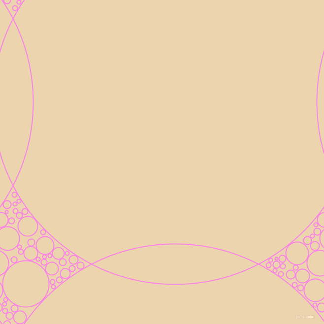 bubbles, circles, sponge, big, medium, small, 2 pixel line width, Pale Magenta and Givry circles bubbles sponge soap seamless tileable
