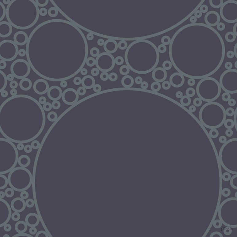 bubbles, circles, sponge, big, medium, small, 9 pixel line width, Pale Sky and Gun Powder circles bubbles sponge soap seamless tileable