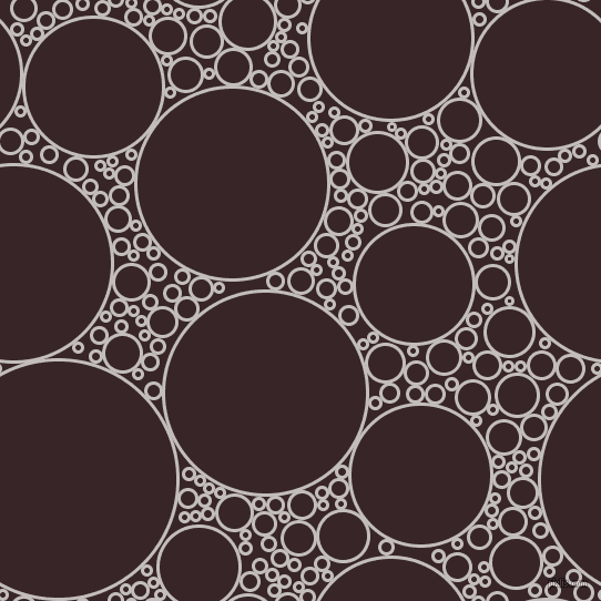 bubbles, circles, sponge, big, medium, small, 3 pixel line width, Pale Slate and Aubergine circles bubbles sponge soap seamless tileable