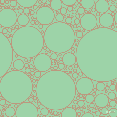 bubbles, circles, sponge, big, medium, small, 3 pixel line width, Pale Taupe and Chinook circles bubbles sponge soap seamless tileable