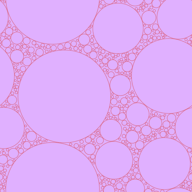 bubbles, circles, sponge, big, medium, small, 2 pixel line width, Pale Violet Red and Mauve circles bubbles sponge soap seamless tileable