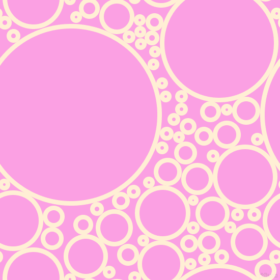 bubbles, circles, sponge, big, medium, small, 9 pixel line width, Papaya Whip and Lavender Rose circles bubbles sponge soap seamless tileable