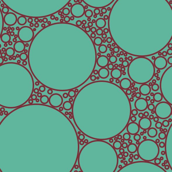 bubbles, circles, sponge, big, medium, small, 5 pixel line width, Paprika and Keppel circles bubbles sponge soap seamless tileable
