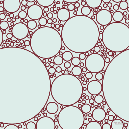 bubbles, circles, sponge, big, medium, small, 3 pixel line width, Paprika and Tranquil circles bubbles sponge soap seamless tileable