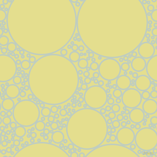 bubbles, circles, sponge, big, medium, small, 5 pixel line width, Paris White and Primrose circles bubbles sponge soap seamless tileable