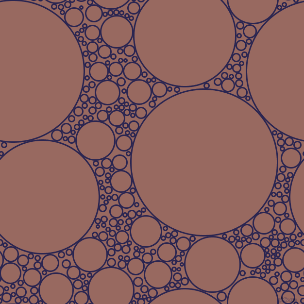 bubbles, circles, sponge, big, medium, small, 3 pixel line width, Paua and Dark Chestnut circles bubbles sponge soap seamless tileable