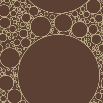 bubbles, circles, sponge, big, medium, small, 3 pixel line width, Pavlova and Very Dark Brown circles bubbles sponge soap seamless tileable