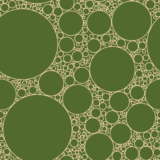 bubbles, circles, sponge, big, medium, small, 2 pixel line width, Peach Puff and Green Leaf circles bubbles sponge soap seamless tileable