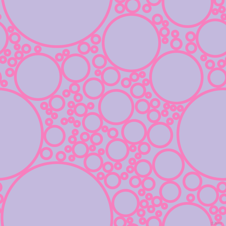 bubbles, circles, sponge, big, medium, small, 9 pixel line width, Persian Pink and Melrose circles bubbles sponge soap seamless tileable
