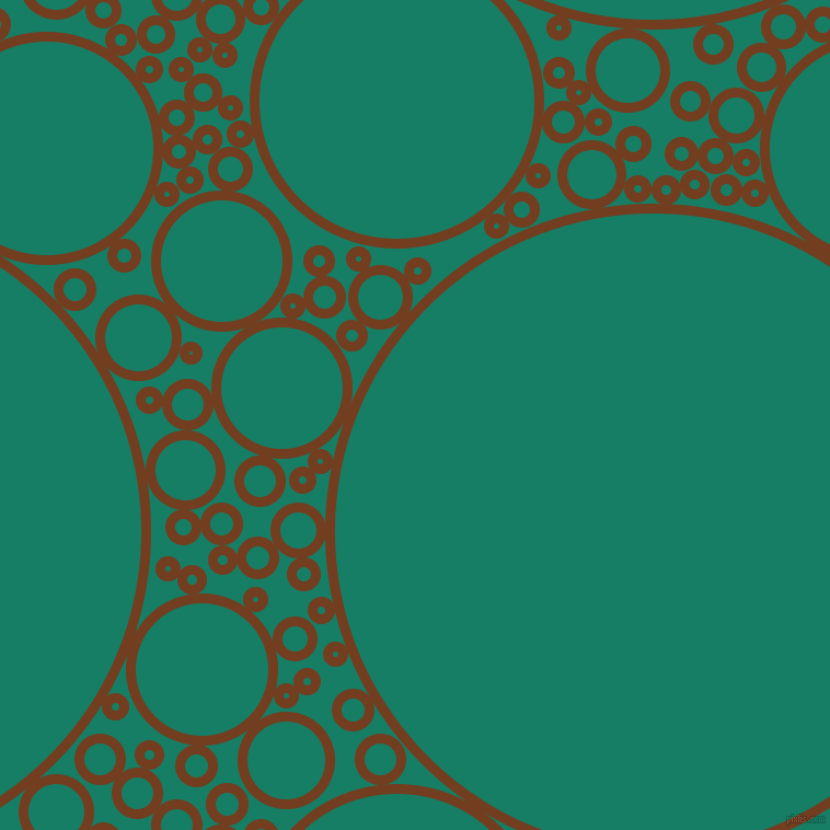 bubbles, circles, sponge, big, medium, small, 9 pixel line width, Peru Tan and Deep Sea circles bubbles sponge soap seamless tileable