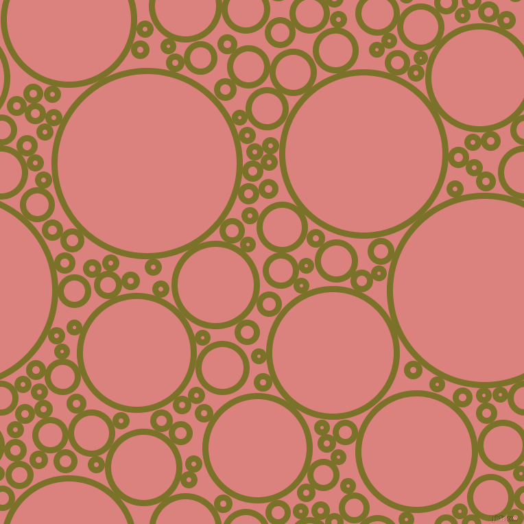 bubbles, circles, sponge, big, medium, small, 9 pixel line width, Pesto and Sea Pink circles bubbles sponge soap seamless tileable