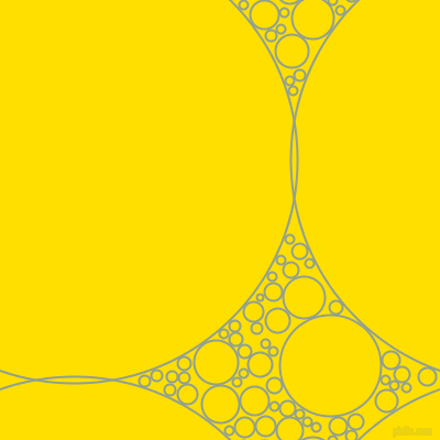 bubbles, circles, sponge, big, medium, small, 2 pixel line width, Pewter and Golden Yellow circles bubbles sponge soap seamless tileable