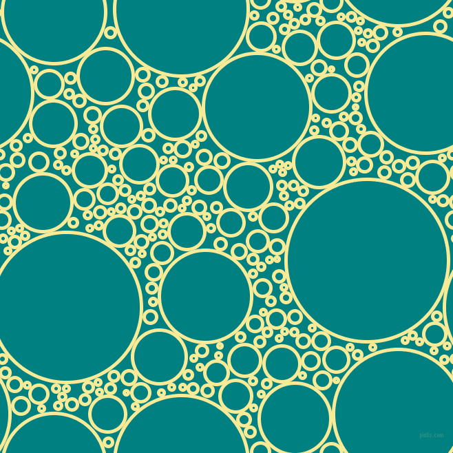 bubbles, circles, sponge, big, medium, small, 5 pixel line width, Picasso and Teal circles bubbles sponge soap seamless tileable