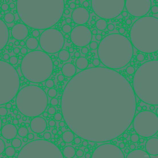 bubbles, circles, sponge, big, medium, small, 3 pixel line width, Pigment Green and Cutty Sark circles bubbles sponge soap seamless tileable