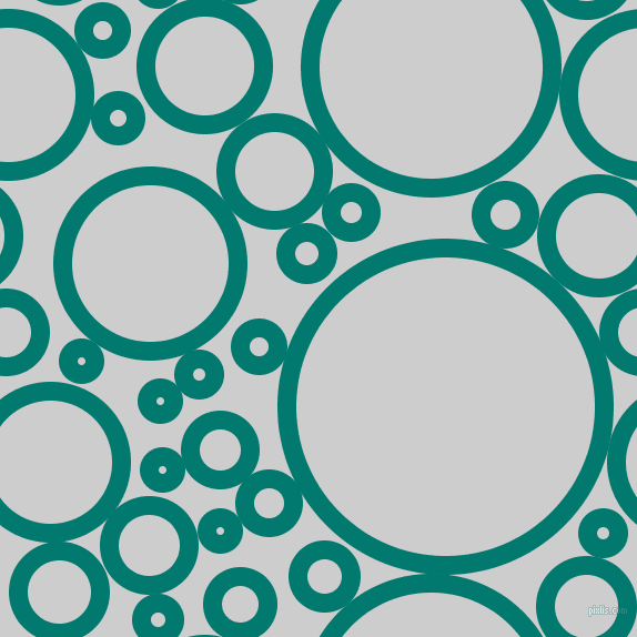 bubbles, circles, sponge, big, medium, small, 17 pixel line width, Pine Green and Very Light Grey circles bubbles sponge soap seamless tileable