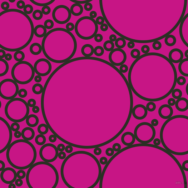 bubbles, circles, sponge, big, medium, small, 9 pixel line width, Pine Tree and Medium Violet Red circles bubbles sponge soap seamless tileable
