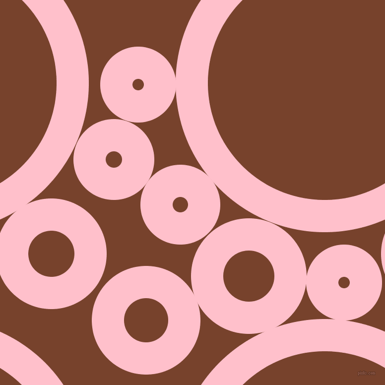 bubbles, circles, sponge, big, medium, small, 65 pixel line width, Pink and Copper Canyon circles bubbles sponge soap seamless tileable