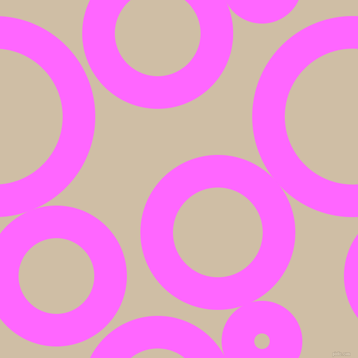 bubbles, circles, sponge, big, medium, small, 65 pixel line width, Pink Flamingo and Soft Amber circles bubbles sponge soap seamless tileable