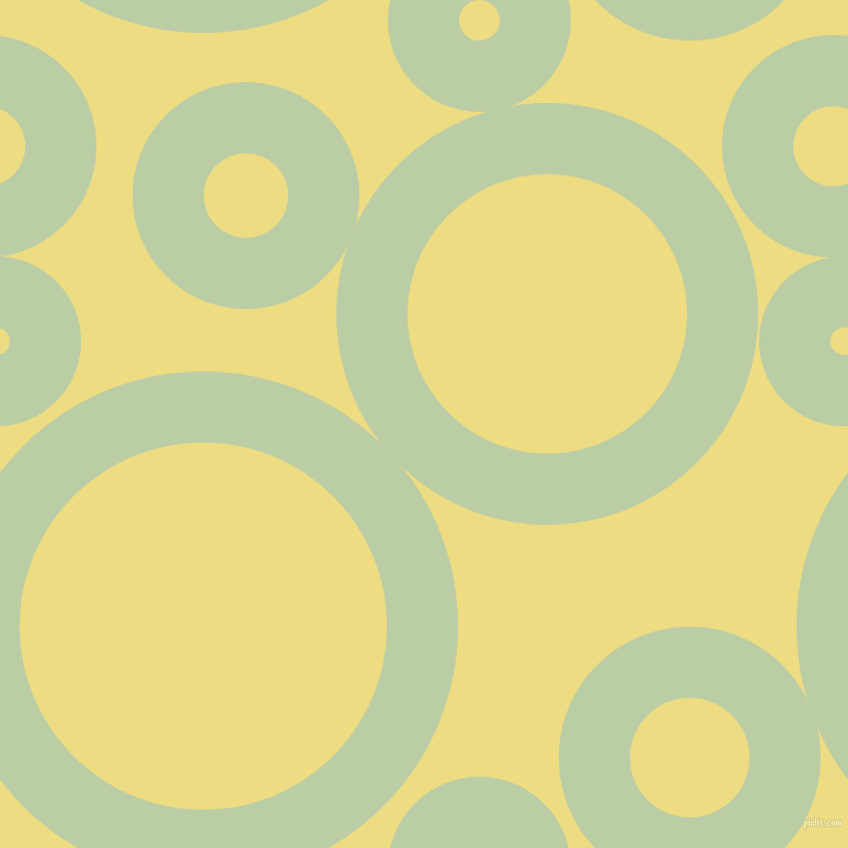 bubbles, circles, sponge, big, medium, small, 65 pixel line width, Pixie Green and Flax circles bubbles sponge soap seamless tileable