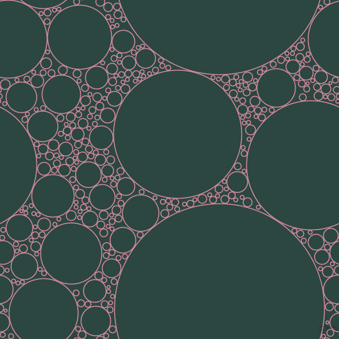 bubbles, circles, sponge, big, medium, small, 2 pixel line width, Puce and Gable Green circles bubbles sponge soap seamless tileable