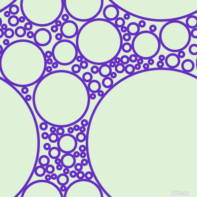 bubbles, circles, sponge, big, medium, small, 5 pixel line width, Purple Heart and Hint Of Green circles bubbles sponge soap seamless tileable