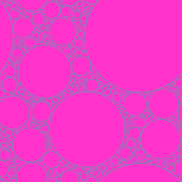 bubbles, circles, sponge, big, medium, small, 3 pixel line width, Purple Mountain