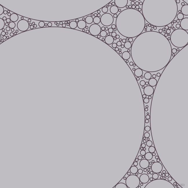 bubbles, circles, sponge, big, medium, small, 2 pixel line width, Purple Taupe and French Grey circles bubbles sponge soap seamless tileable