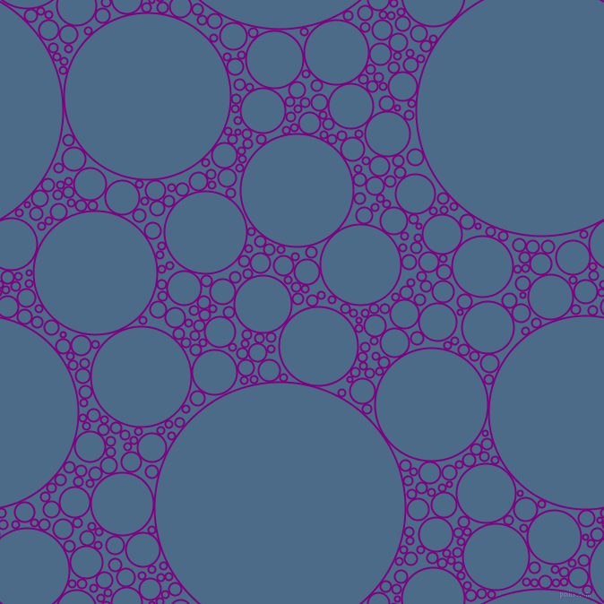 bubbles, circles, sponge, big, medium, small, 2 pixel line width, Purple and Wedgewood circles bubbles sponge soap seamless tileable