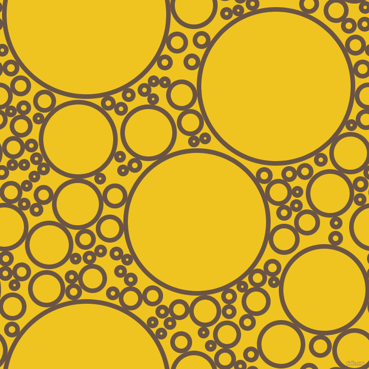 bubbles, circles, sponge, big, medium, small, 9 pixel line width, Quincy and Moon Yellow circles bubbles sponge soap seamless tileable