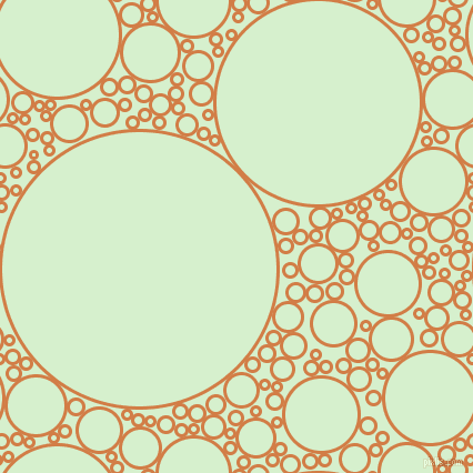 bubbles, circles, sponge, big, medium, small, 3 pixel line width, Raw Sienna and Snowy Mint circles bubbles sponge soap seamless tileable