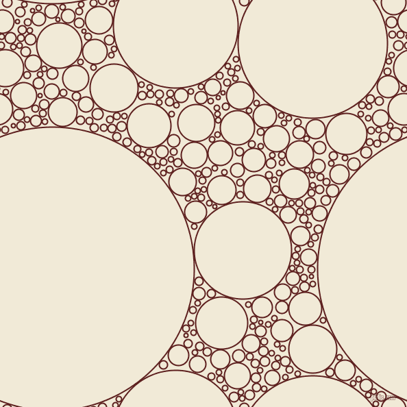 bubbles, circles, sponge, big, medium, small, 2 pixel line width, Red Oxide and Half Pearl Lusta circles bubbles sponge soap seamless tileable