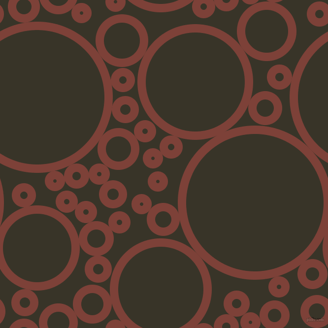 bubbles, circles, sponge, big, medium, small, 17 pixel line width, Red Robin and Graphite circles bubbles sponge soap seamless tileable