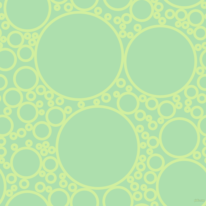 bubbles, circles, sponge, big, medium, small, 9 pixel line width, Reef and Moss Green circles bubbles sponge soap seamless tileable
