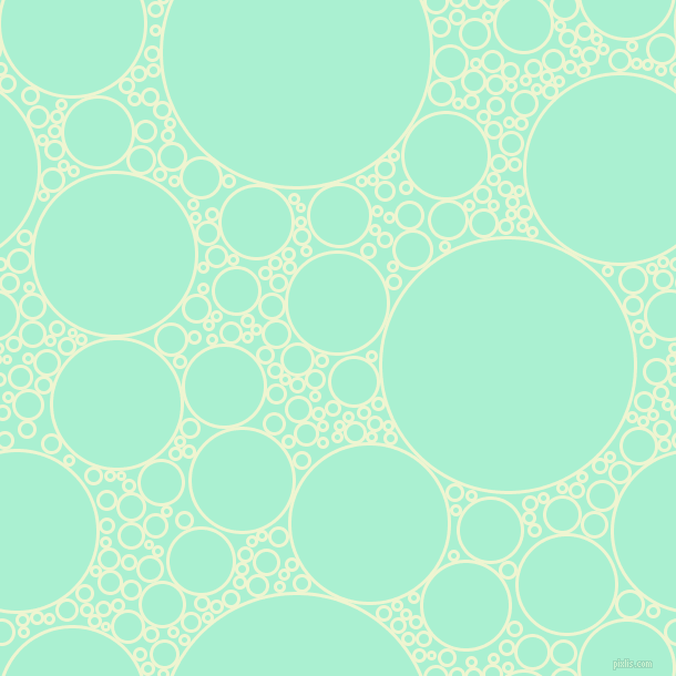bubbles, circles, sponge, big, medium, small, 3 pixel line width, Rice Flower and Magic Mint circles bubbles sponge soap seamless tileable