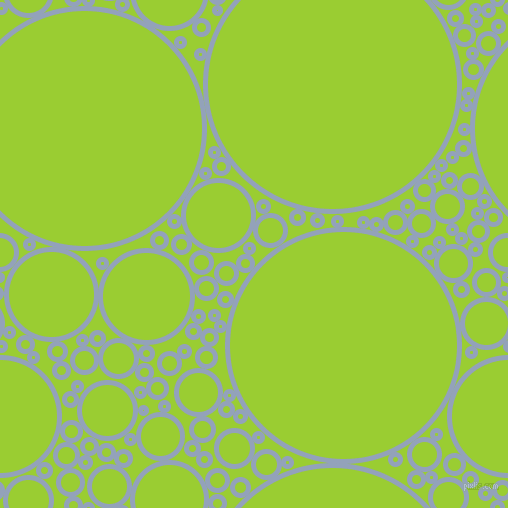 bubbles, circles, sponge, big, medium, small, 5 pixel line width, Rock Blue and Yellow Green circles bubbles sponge soap seamless tileable