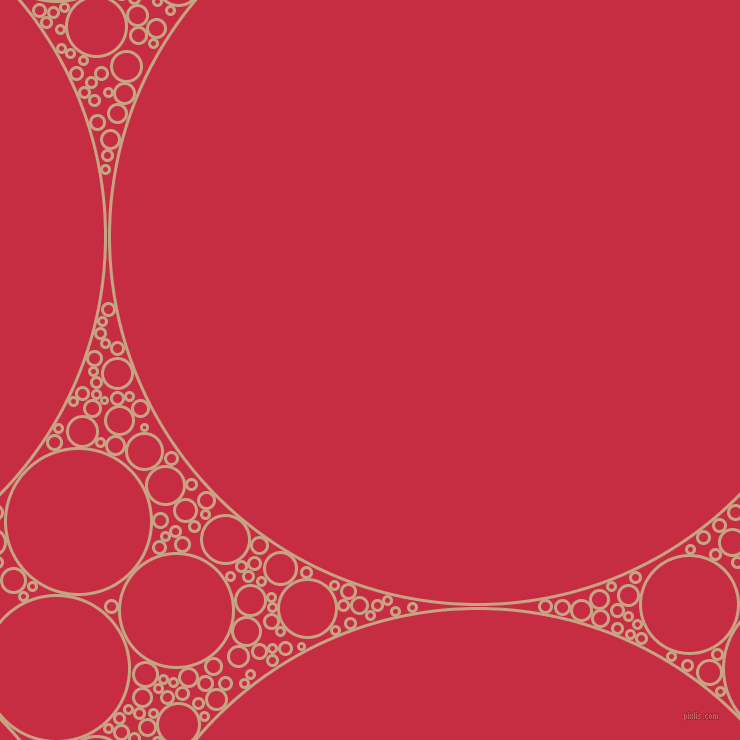 bubbles, circles, sponge, big, medium, small, 3 pixel line width, Rodeo Dust and Brick Red circles bubbles sponge soap seamless tileable