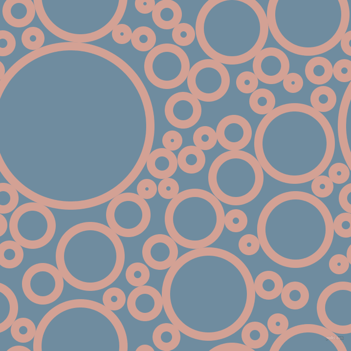 bubbles, circles, sponge, big, medium, small, 17 pixel line width, Rose and Bermuda Grey circles bubbles sponge soap seamless tileable