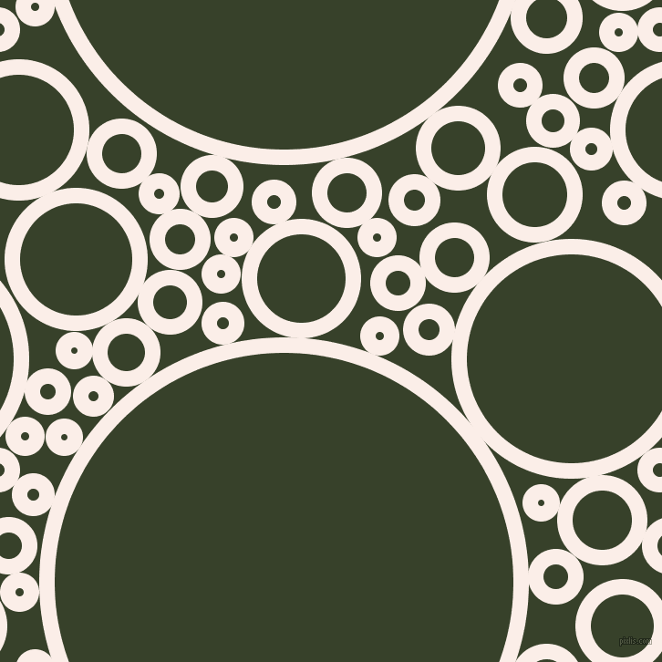 bubbles, circles, sponge, big, medium, small, 17 pixel line width, Rose White and Seaweed circles bubbles sponge soap seamless tileable