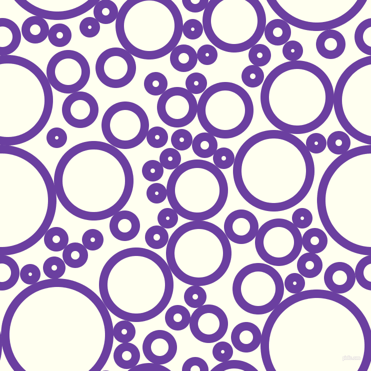 bubbles, circles, sponge, big, medium, small, 17 pixel line width, Royal Purple and Ivory circles bubbles sponge soap seamless tileable