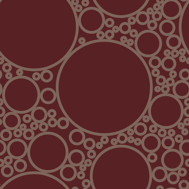 bubbles, circles, sponge, big, medium, small, 9 pixel line width, Russett and Burnt Crimson circles bubbles sponge soap seamless tileable