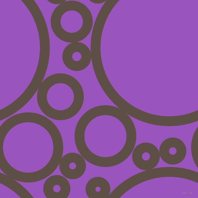 bubbles, circles, sponge, big, medium, small, 33 pixel line width, Saddle and Deep Lilac circles bubbles sponge soap seamless tileable