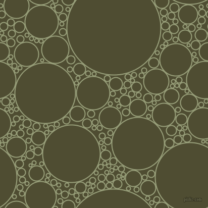 bubbles, circles, sponge, big, medium, small, 2 pixel line width, Sage and Camouflage circles bubbles sponge soap seamless tileable