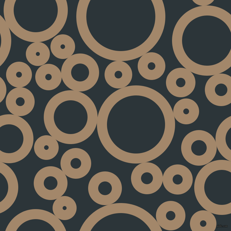 bubbles, circles, sponge, big, medium, small, 33 pixel line width, Sandal and Gunmetal circles bubbles sponge soap seamless tileable