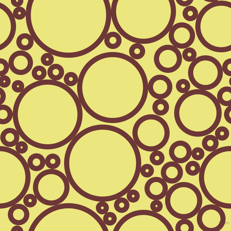bubbles, circles, sponge, big, medium, small, 17 pixel line width, Sanguine Brown and Texas circles bubbles sponge soap seamless tileable