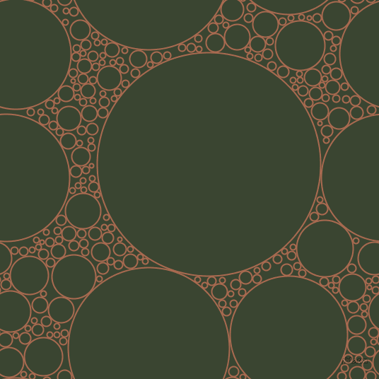 bubbles, circles, sponge, big, medium, small, 2 pixel line width, Sante Fe and Mallard circles bubbles sponge soap seamless tileable